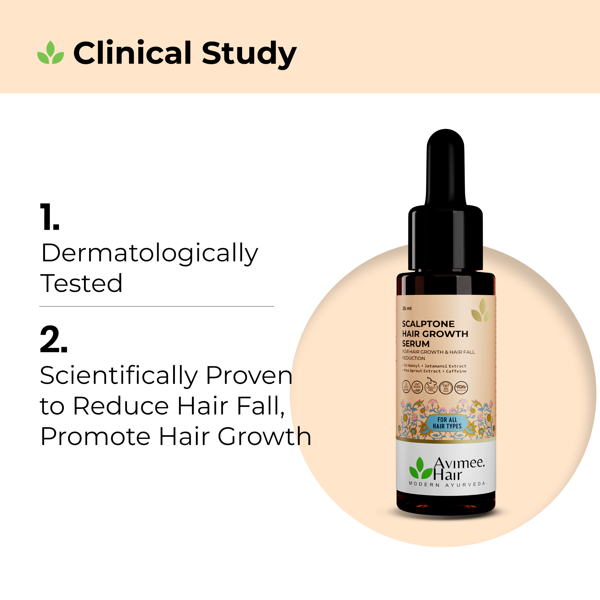 Scalptone Hair Growth Serum With Nansyl