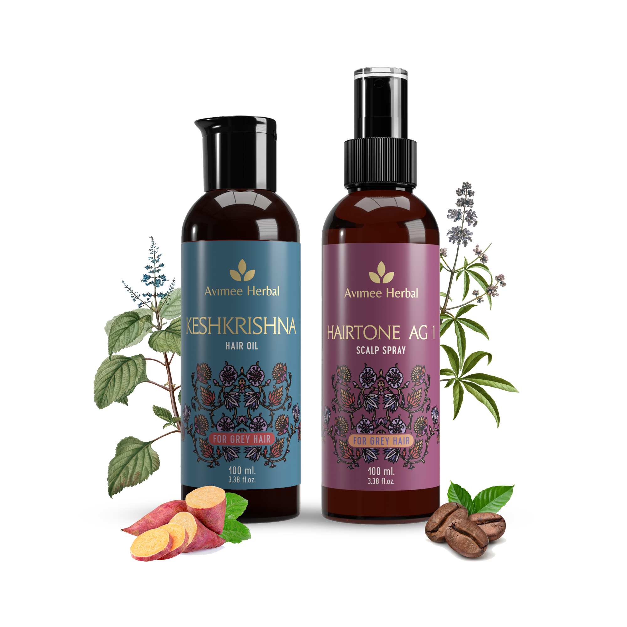 Anti Grey Kit - Hair Oil and Scalp Spray