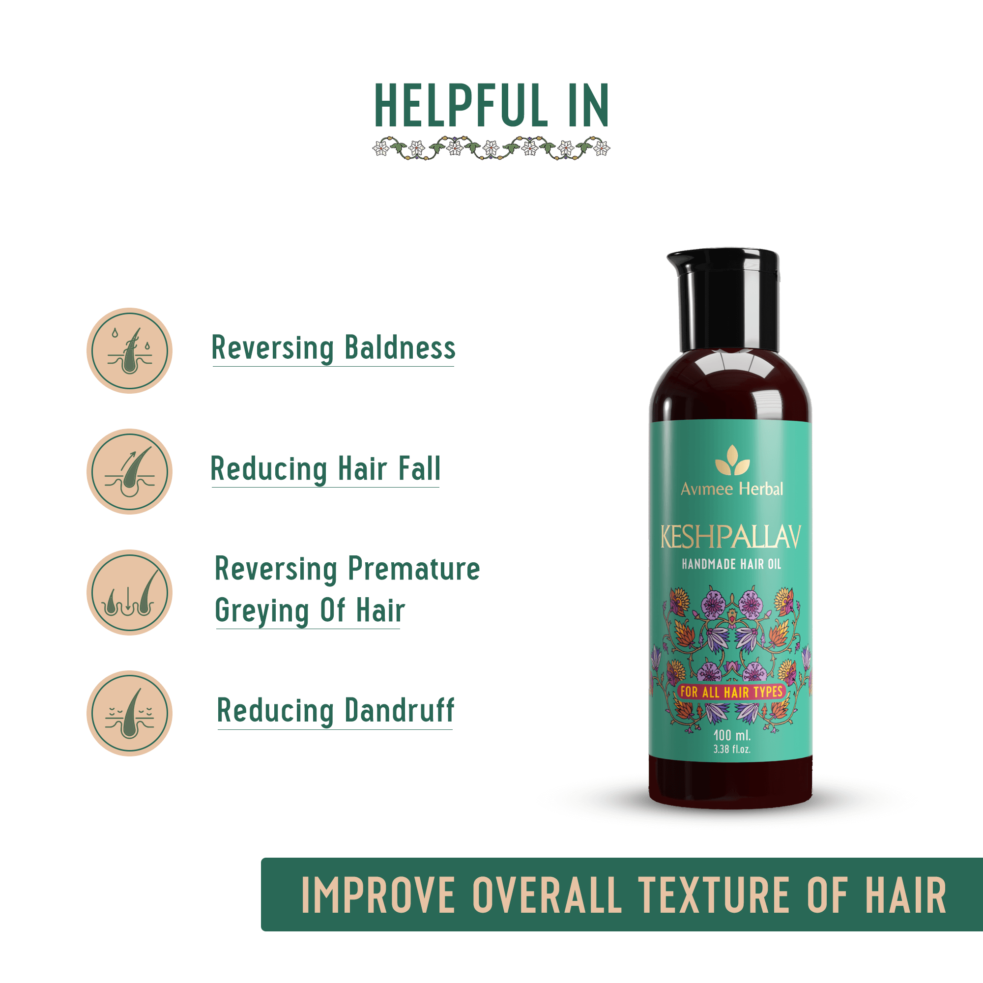 Anti Dandruff Kit with Keshpallav Hair Oil